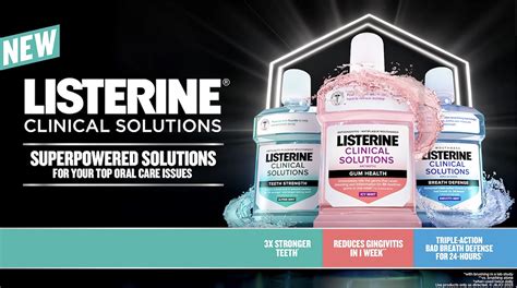 Kenvue Introduces Listerine Clinical Solutions Mouthwash Line at ADA’s SmileCon 2023