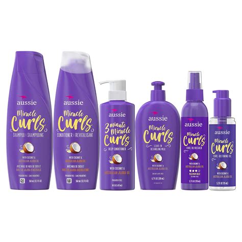 Aussie Aussie Miracle Curls Collection: Shampoo, Conditioner, Deep ...