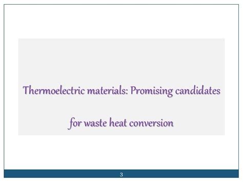 Thermoelectricity