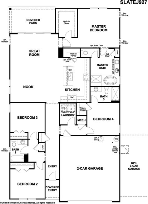 Richmond American Homes Renderings & Floorplans - Trailmark