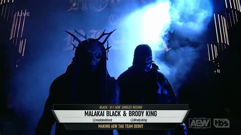 Malakai Black & Brody King Tag Team Entrance: AEW Dynamite, Jan. 19 ...