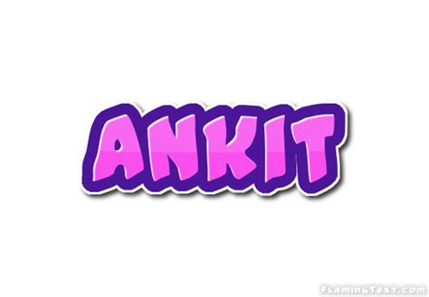 Ankit Logo | Free Name Design Tool from Flaming Text