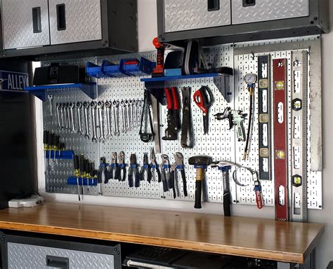 Wall Control Metal Pegboard for garage tool storage and organization not only works … | Garage ...