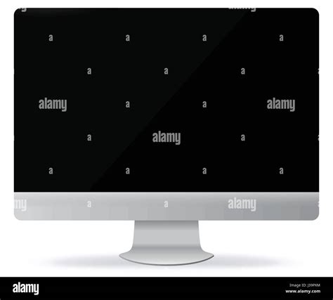 Computer screen vector illustration Stock Vector Image & Art - Alamy