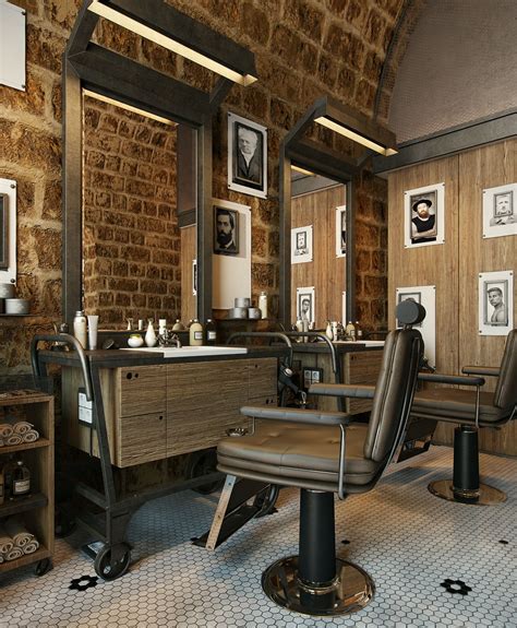 Phil & Joe4 | Barbershop design, Barber shop decor, Barber shop interior