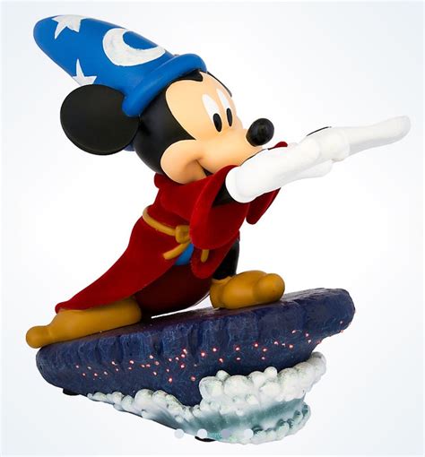 Disney Medium Figure Statue Sorcerer Mickey Mouse Light-Up Figurine Ne – I Love Characters