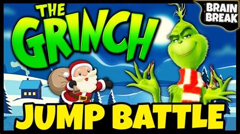 The Grinch Jump Battle | Christmas Brain Break | Just Dance | Freeze ...