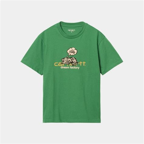 Womens Carhartt Wip T Shirts Cheap Sale - Wip Dream Factory Green