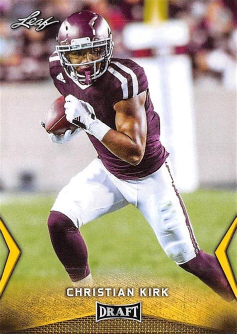 Christian Kirk Football Card (Texas A&M Aggies, Arizona Cardinals) 2018 ...