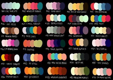 (99+) Drafts | Tumblr | Color palette design, Color palette challenge, Palette art