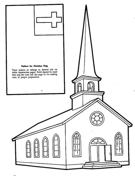 Christian Flag Coloring Page | Flag coloring pages, Christian flag, Coloring pages