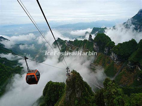 Tianmen Mountain Cable Car - Zhangjiajie Tianmen Mountain National Forest Park, China