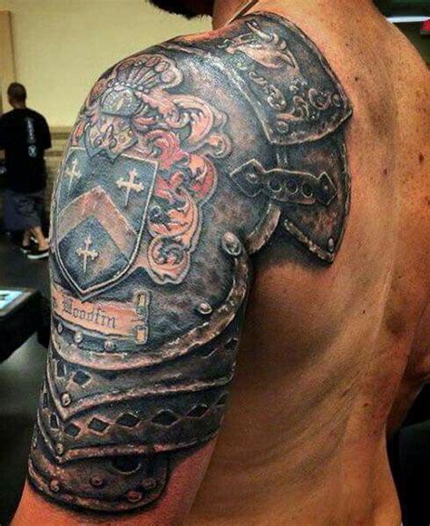 Pin by Sheila Williams on 3D tattoos | Armor tattoo, Shoulder armor ...