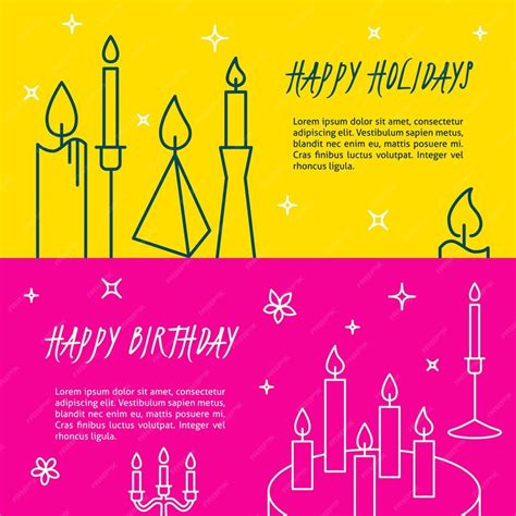 Premium Vector | Happy holidays flyer template