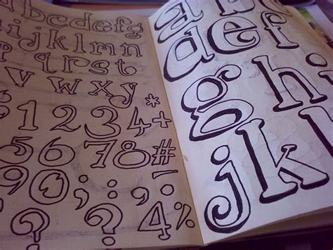 Hand Lettering in my Moleskine | I'm sitting in a coffee-sho… | Flickr