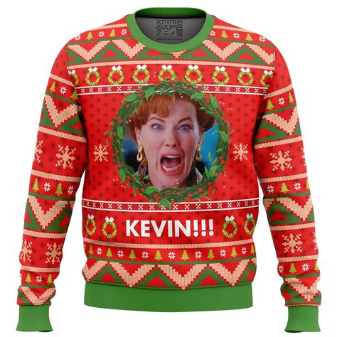 Kevin!!! Home Alone Ugly Christmas Sweater - Anime Ape