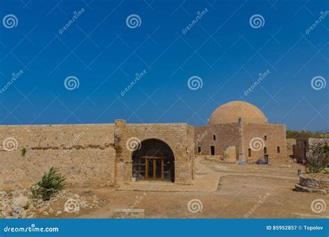 Rethymno, Greece - July 30, 2016: Inside Fortezza of Rethymno. Editorial Photography - Image of ...