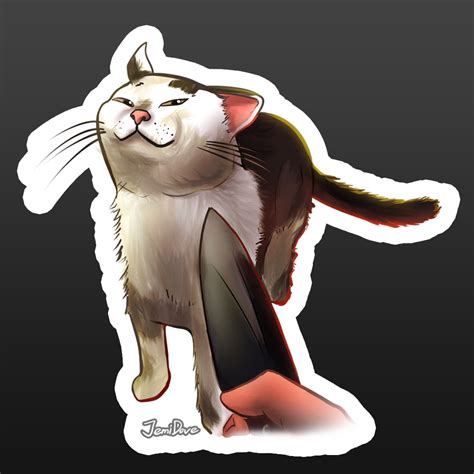 Smug Cat Meme sticker on Storenvy