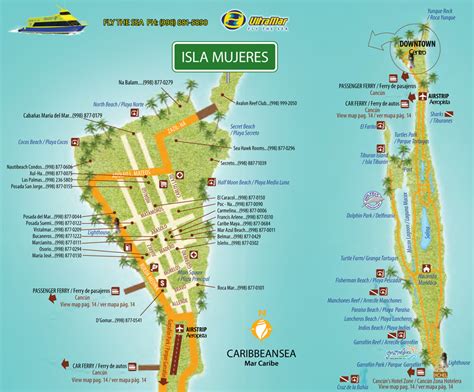 Isla Mujeres Map | Cancun Tips