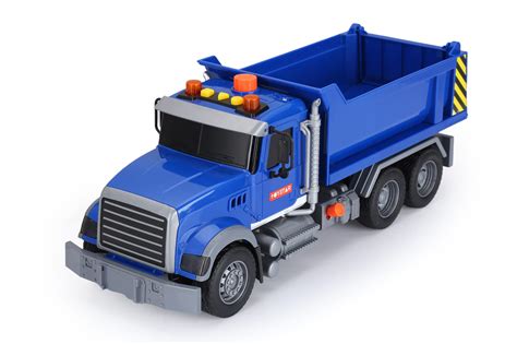 Buy haomsj Big Dump Truck Toy Light Up & Moveable Lifting Back Garbage Truck Push and Go Car ...