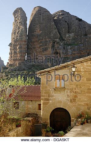 Aguero village, province of Huesca, Aragon, Spain, Europe Stock Photo: 211288319 - Alamy