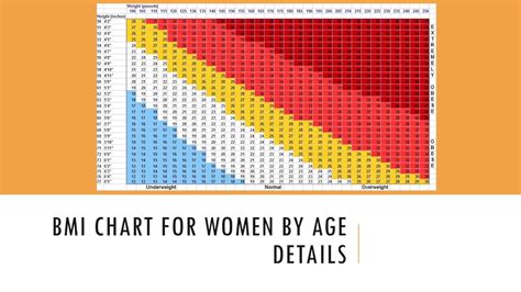 BMI Chart for Women by Age Details - YouTube