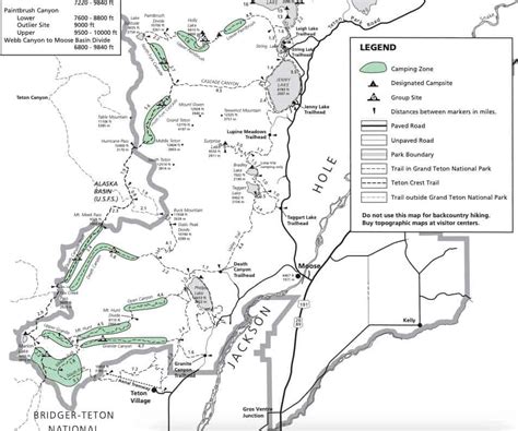 Teton Crest Trail Map | peacecommission.kdsg.gov.ng
