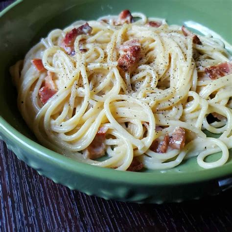 Italian Carbonara with Bacon Recipe