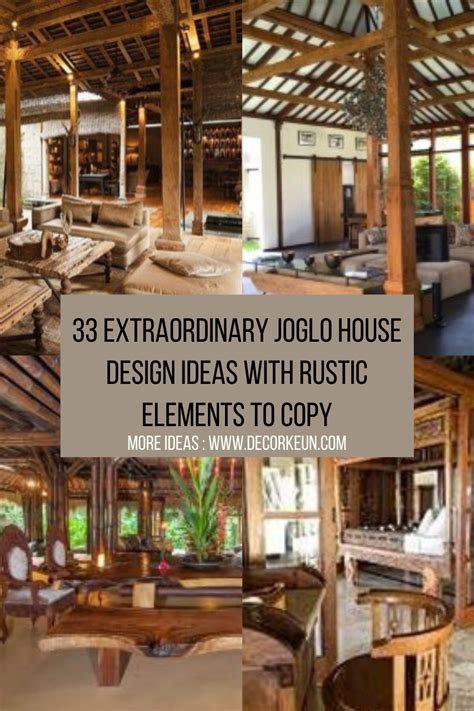 33 EXTRAORDINARY JOGLO HOUSE DESIGN IDEAS WITH RUSTIC ELEMENTS TO COPY | House design, Design ...