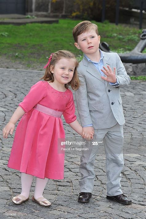 Princess Isabella and Prince Christian of Denmark pose after the... | Prince christian of ...