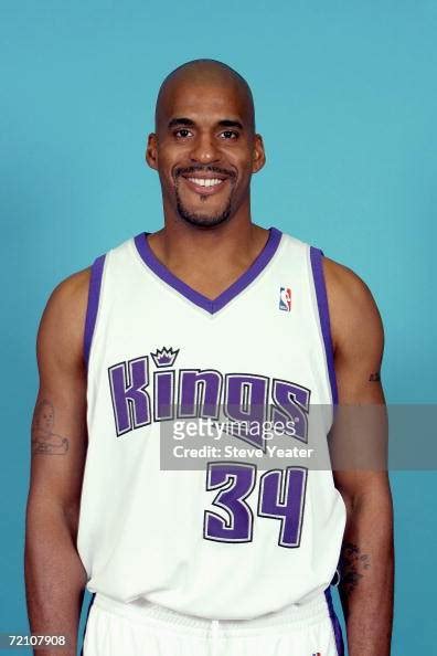 Corliss Williamson of the Sacramento Kings poses during NBA Media Day ...