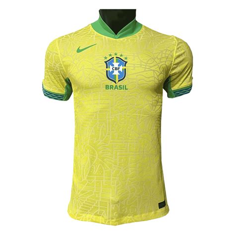 Brazil Home Authentic Soccer Jersey 2024 | Gogoalshop