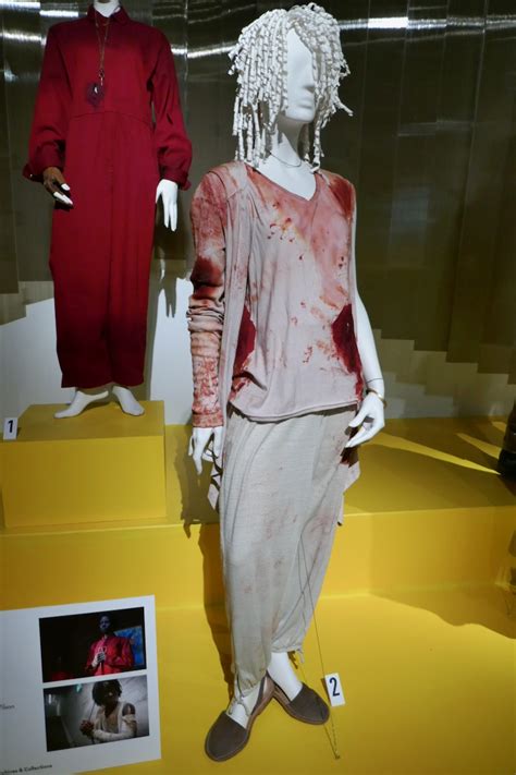 Hollywood Movie Costumes and Props: Lupita Nyongo's costumes from Us movie on display ...