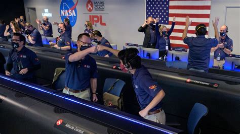 In photos: Perseverance rover landing celebrations at NASA and around ...