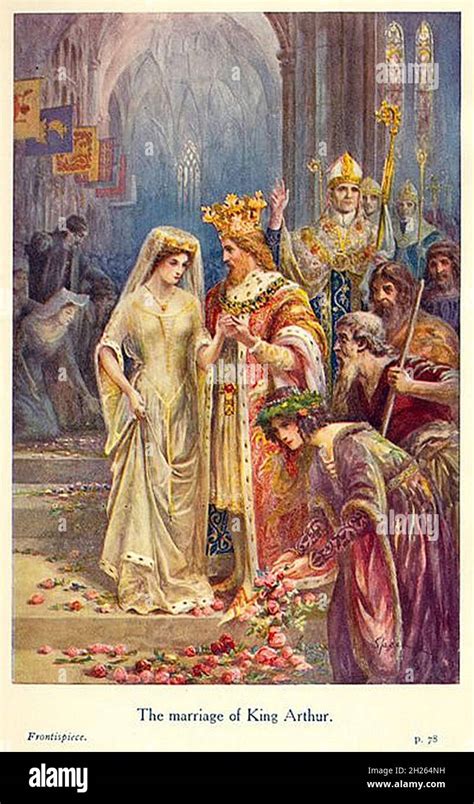 Vintage Arthurian Legend art Stock Photo - Alamy