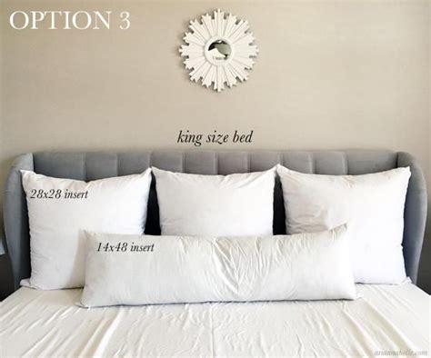 King Bed Pillow Size Chart