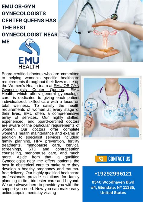 EMU OB-GYN Gynecologists Center Queens has the best Gynecologist near Me by emuhealthus - Issuu