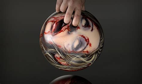 Severed Zombie Head Bowling Ball Designs | Bit Rebels