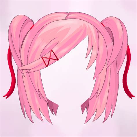 DDLC Natsuki's hairstyle by ServusGrunt on DeviantArt