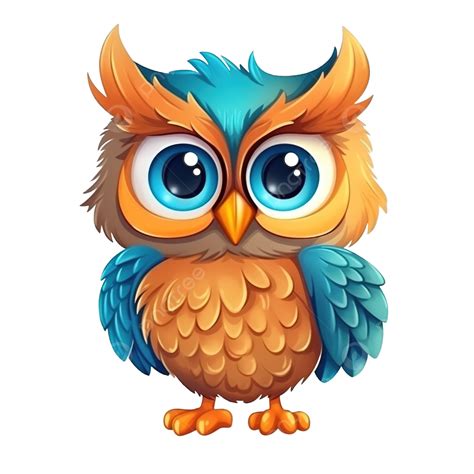 Owl Cartoon Character, Owl Clipart, Cartoon Clipart, Character Clipart PNG Transparent Image and ...