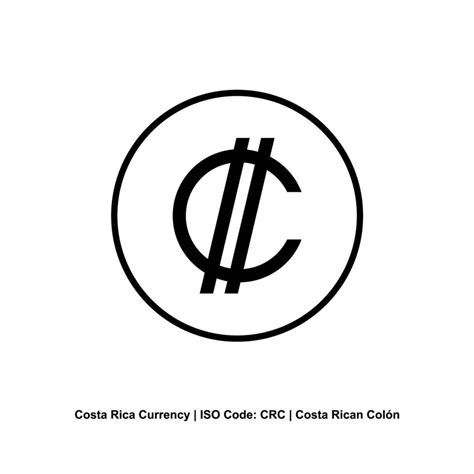 Costa Rica Currency Symbol, Costa Rican Colon Icon, CRC Sign. Vector Illustration 20455666 ...