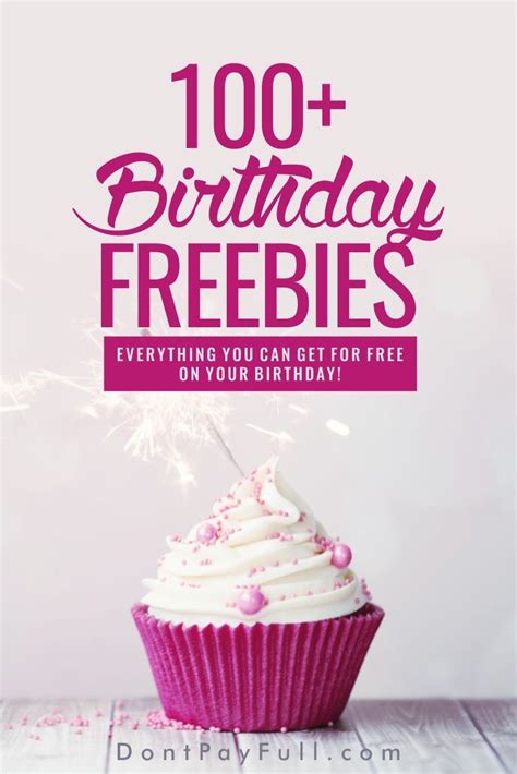 Birthday Freebies 2023: Best Places to Get Free Stuff on Your Birthday ...