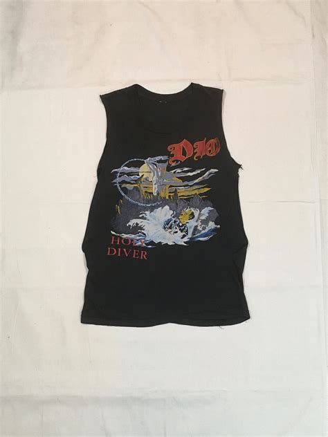 Vintage 80s Ronnie James Dio Holy Diver 1983 North American Tour Cut ...