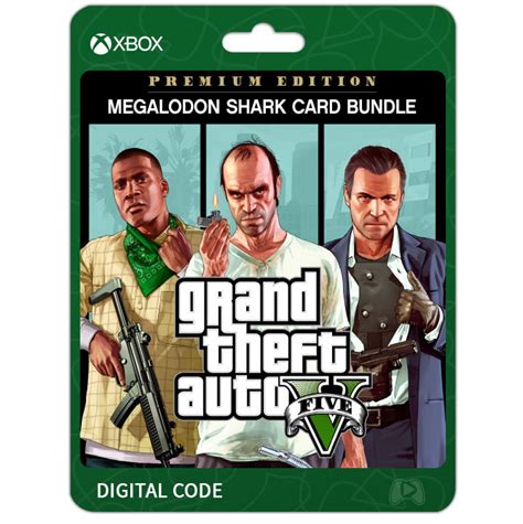 Grand Theft Auto V (Premium Edition & Megalodon Shark Card Bundle) digital for XONE, Xbox One S ...