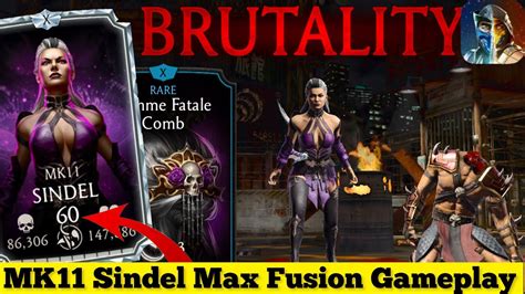 MK11 Sindel Level 60 FW Gameplay Review | MK Mobile - YouTube