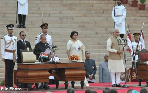 Stage set for PM's oath ceremony