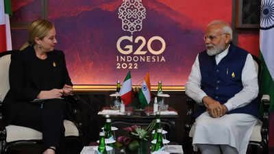 Bali: PM Modi meets Italian premier Meloni at G20 Summit in Bali ...