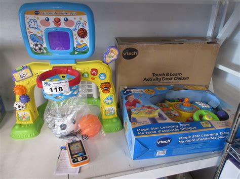 VTECH MULTISPORT INTERACTIVE, VTECH TOUCH & LEARN ACTIVITY DESK DELUXE & VTECH MAGIC STAR ...