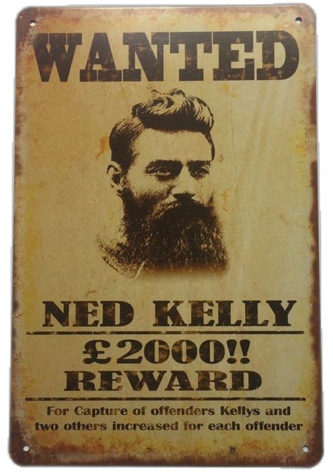 Ned Kelly Wanted Poster | Ned kelly, Ned, Wild west outlaws