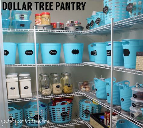 Dollar Tree Pantry Organization